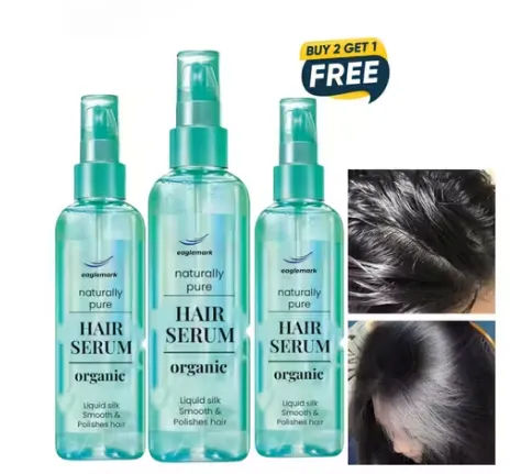 Eaglemart Hair Growth Silky Hair Serum 100ml-Pack of 3